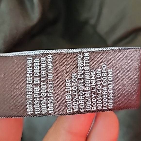 ANTIK BATIK GREEN GOAT LEATHER BLOUSE - Picture 10 of 11